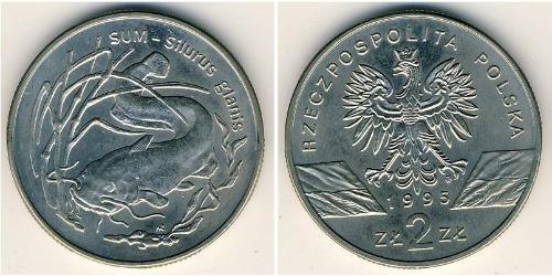 2 Злотый Республика Польша (1991 - ) Никель/Медь 