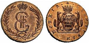 2 Копейка Российская империя (1720-1917) Медь Екатерина II (1729-1796)