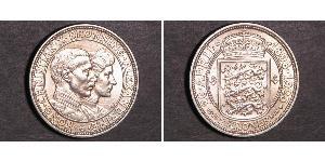2 Крона Дания Серебро Кристиан X (король Дании) (1870 - 1947)