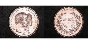 2 Крона Дания Серебро Кристиан IX король Дании (1818-1906)