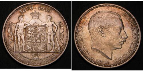 2 Крона Данія Срібло Christian X of Denmark (1870 - 1947)