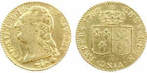 2 Луидор Королевство Франция (843-1791) Золото Людовик XVI (1754 - 1793)