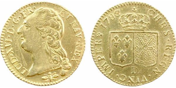 2 Луидор Королевство Франция (843-1791) Золото Людовик XVI (1754 - 1793)