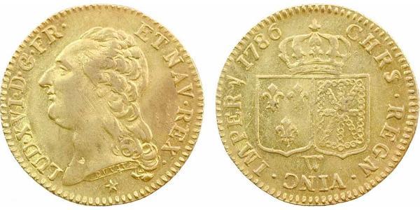 2 Луидор Королевство Франция (843-1791) Золото Людовик XVI (1754 - 1793)