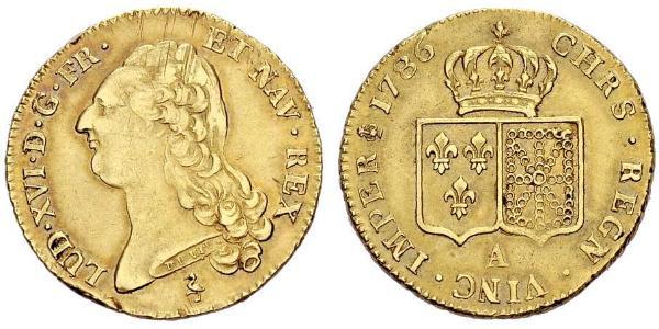 2 Луидор Франция / Королевство Франция (843-1791) Золото Людовик XVI (1754 - 1793)