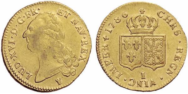 2 Луидор Франция / Королевство Франция (843-1791) Золото Людовик XVI (1754 - 1793)