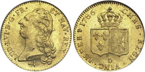 2 Луидор Франция / Королевство Франция (843-1791) Золото Людовик XVI (1754 - 1793)