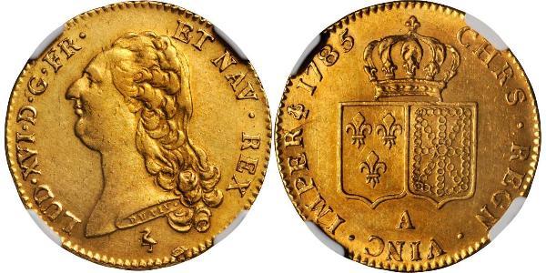 2 Луидор Франция / Королевство Франция (843-1791) Золото Людовик XVI (1754 - 1793)