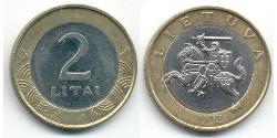 2 Літ Литва (1991 - ) Біметал 