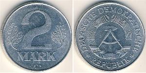 2 Марка Германская Демократическая Республика (1949-1990) Алюминий 