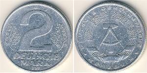 2 Марка Германская Демократическая Республика (1949-1990) Алюминий 