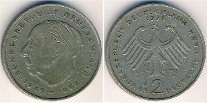 2 Марка ФРН (1949-1990) Нікель/Мідь 