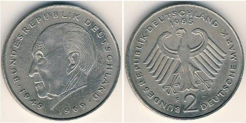2 Марка ФРН (1949-1990) Нікель/Мідь 