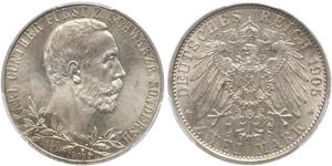 2 Марка Шварцбург-Зондерсгаузен (1599-1920) Серебро 