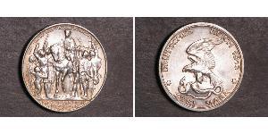 2 Марка Королівство Пруссія (1701-1918) Срібло 
