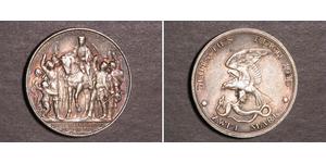 2 Марка Королівство Пруссія (1701-1918) Срібло 