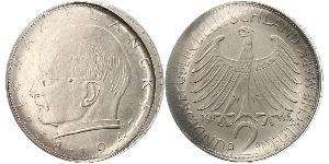 2 Марка ФРН (1949-1990) Срібло 