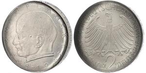 2 Марка ФРН (1949-1990) Срібло 