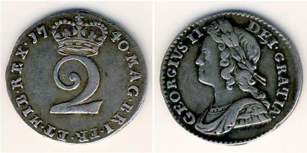 2 Пенни Великобритания  Серебро 