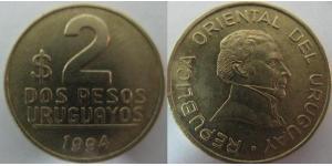 2 Песо Уругвай  