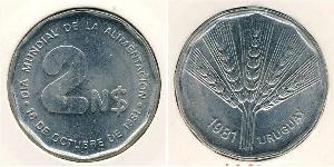 2 Песо Уругвай  