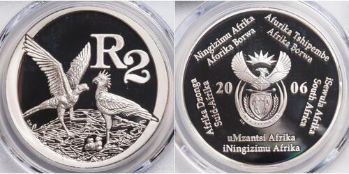 2 Ранд Південно-Африканська Республіка Срібло 