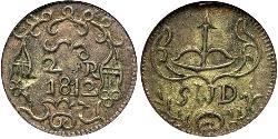2 Реал Новая Испания (1519 - 1821) Серебро 