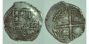 2 Реал Віце-королівство Перу (1542 - 1824) / Болівія Срібло Філіп III король Іспанії (1578-1621)