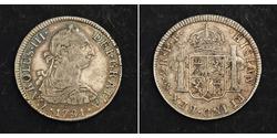 2 Реал Нова Іспанія (1519 - 1821) Срібло Карл III король Іспанії (1716 -1788)