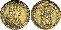 2 Рубль Российская империя (1720-1917) Золото Пётр II (1715-1730)