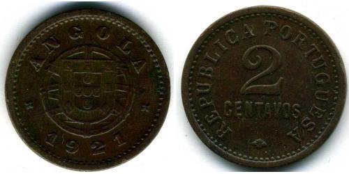 2 Сентаво  Portuguese Angola (1575-1975) Бронза 
