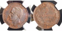 2 Сентесимо Kingdom of Italy (1861-1946) Медь 
