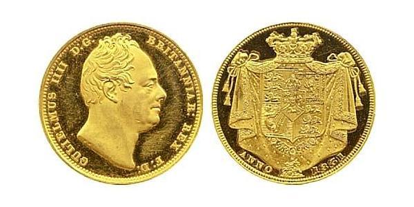 2 Соверен Сполучене королівство Великобританії та Ірландії (1801-1922) Золото Вільгельм IV (1765-1837)