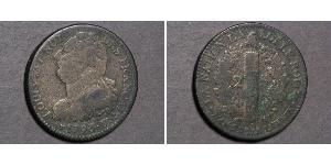 2 Соль Франкське королівство (843-1791) Бронза Людовик XVI (1754 - 1793)