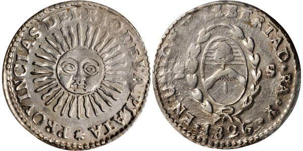 2 Соль Соединённые провинции Южной Америки (1810 -1831) Серебро 