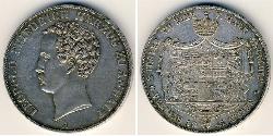 2 Талер Анхальт (1806 - 1918) Серебро Леопольд IV ,герцог Анхальта(1794 – 1871)