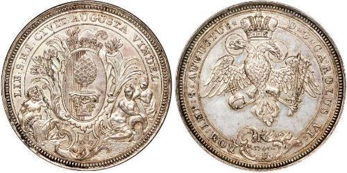 2 Талер Аугсбург (1276 - 1803) Серебро Карл VI император Св. Римской империи (1685-1740)