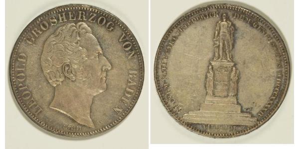 2 Талер Великое герцогство Баден (1806-1918) Серебро Леопольд (великий герцог Баденский)(1790 – 1852)