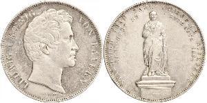2 Талер Королевство Бавария (1806 - 1918) Серебро Людвиг I (король Баварии)(1786 – 1868)