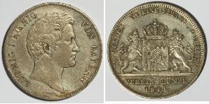 2 Талер Королевство Бавария (1806 - 1918) Серебро Людвиг I (король Баварии)(1786 – 1868)