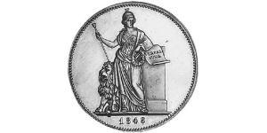 2 Талер Королевство Бавария (1806 - 1918) Серебро Максимилиан II (король Баварии)(1811 - 1864)