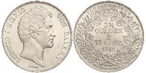 2 Талер Королевство Бавария (1806 - 1918) Серебро Людвиг I (король Баварии)(1786 – 1868)