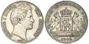 2 Талер Королевство Бавария (1806 - 1918) Серебро Людвиг I (король Баварии)(1786 – 1868)