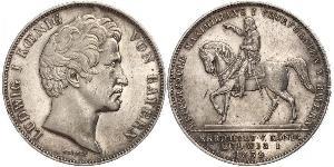 2 Талер Королевство Бавария (1806 - 1918) Серебро Людвиг I (король Баварии)(1786 – 1868)