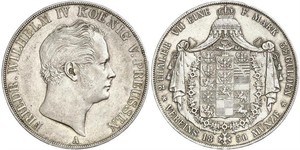 2 Талер Пруссия (королевство) (1701-1918) Серебро Фридрих Вильгельм IV (1795 - 1861)
