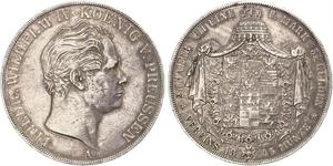 2 Талер Пруссия (королевство) (1701-1918) Серебро Фридрих Вильгельм IV (1795 - 1861)