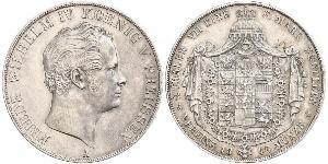 2 Талер Пруссия (королевство) (1701-1918) Серебро Фридрих Вильгельм IV (1795 - 1861)