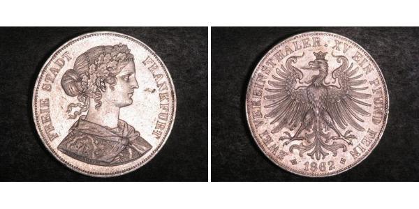 2 Талер Федеральные земли Германии Серебро 