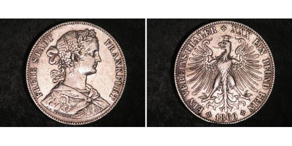 2 Талер Федеральные земли Германии Серебро 