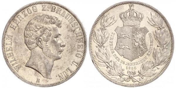 2 Талер null Срібло William, Duke of Brunswick